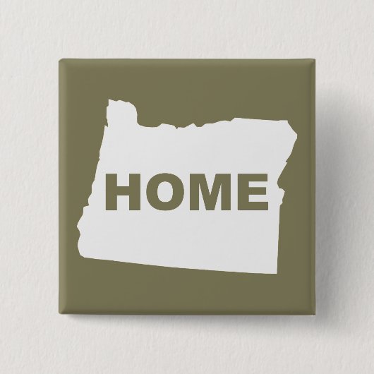 Oregon Zuhause Away From Staat Button Abzeichen Bu (Vorderseite)