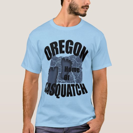 Oregon Zuhause des T - Shirt Sasquatch (Vorderseite)