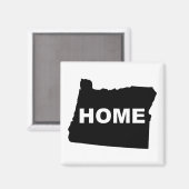 Oregon Zuhause weg vom Staat Kühlschrankmagnet (Vorderseite/Rückseite)