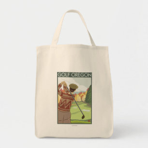 OregonGolf Szenen-Vintages Reise-Plakat Tragetasche