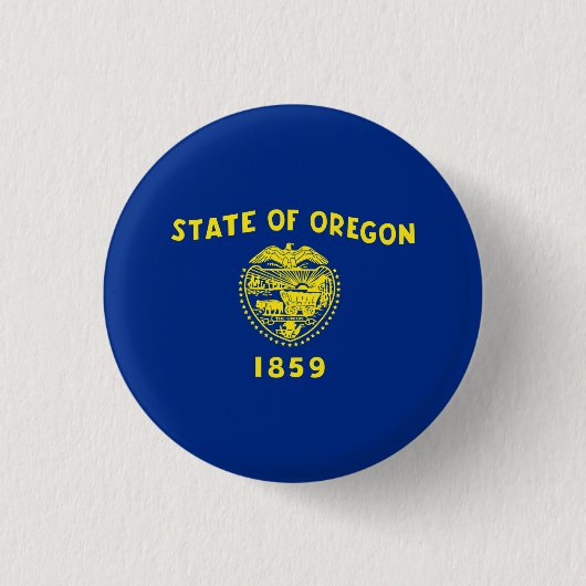 Oregonische Flagge, Flagge von Oregon Button (Vorderseite)