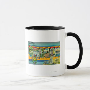 OregonLarge Buchstabe-Szenen 3 Tasse