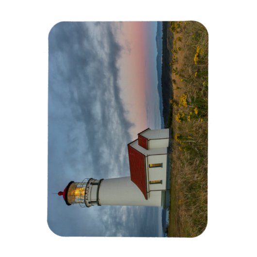 Oregons ältester Leuchtturm am Cape Blanco Staat Magnet (Vertikal)