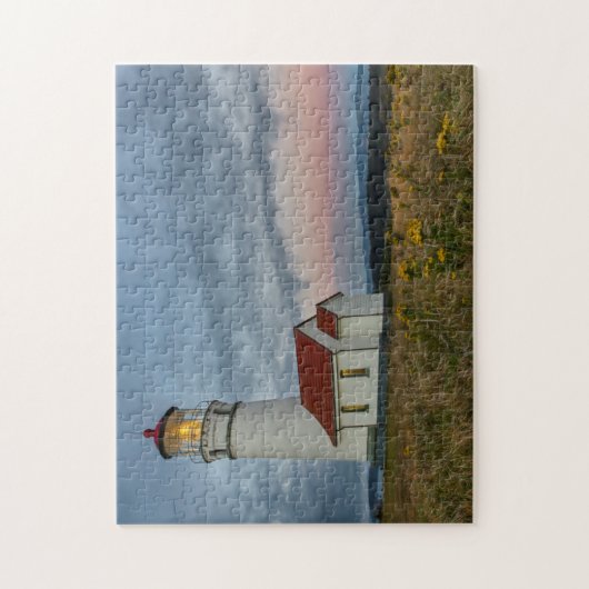 Oregons ältester Leuchtturm am Cape Blanco Staat Puzzle (Vertikal)