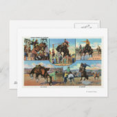 OregonScenic Views of Rodeo Bronco Busters Postkarte (Vorne/Hinten)