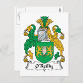 O'Reilly Familienwappen Postkarte (Vorne/Hinten)