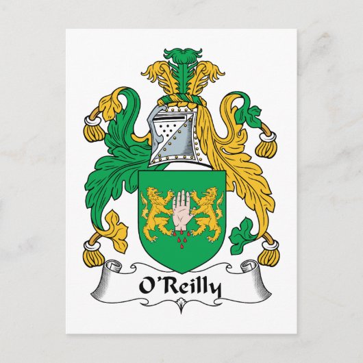 O'Reilly Familienwappen Postkarte (Vorderseite)