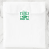 O'Reilly Irish Drinking Team Runder Aufkleber (Tasche)