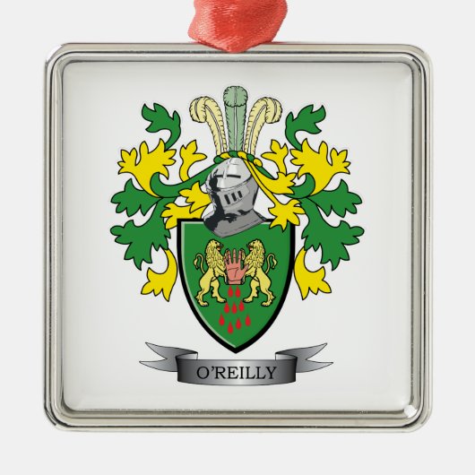 O'Reilly-Wappen Ornament Aus Metall (Vorne)