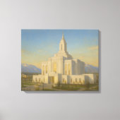 Orem Utah Temple Painting™ LDS Wall Art Leinwand (Vorderseite)