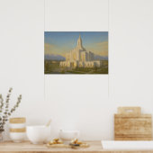 Orem Utah Temple Painting™ LDS Wall Art Poster (Küche)