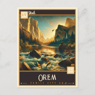 Orem, Utah   VINTAG Postkarte
