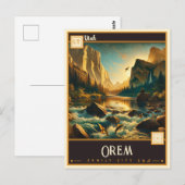 Orem, Utah | Vintage Postkarte (Vorne/Hinten)