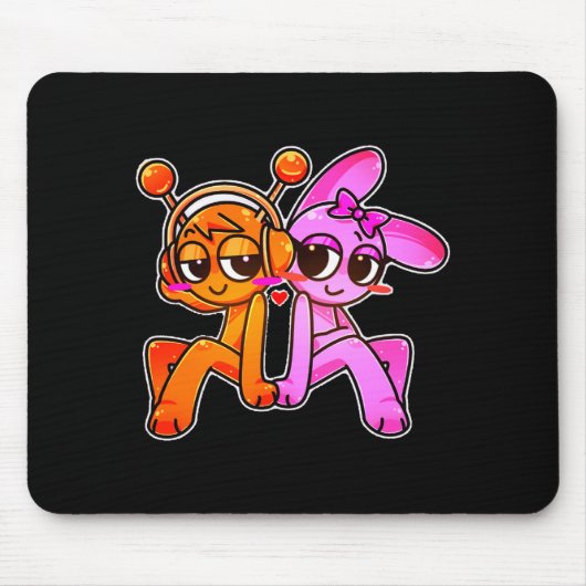 Oren X Nki Sprunky Couple! _ Simon Funbot Comfort Mousepad (Vorne)
