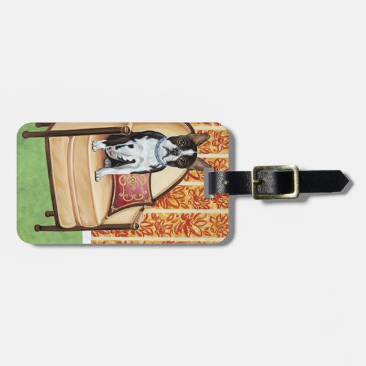 Oreo Cookie Boston Gepäckanhänger (Vorderseite horizontal)