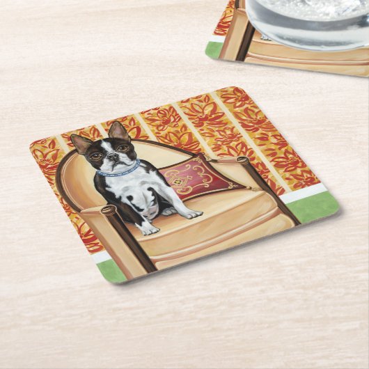 Oreo Cookie Boston Rechteckiger Pappuntersetzer (angewinkelt)