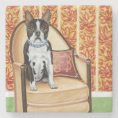 Oreo Plätzchen Boston Steinuntersetzer (Vorderseite)