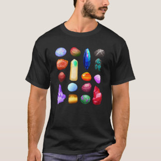 Ores Minerals Gems und Crystals Rock Collecting T-Shirt