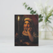 Orest Kiprensky - Glücksbringer mit Kerze Postkarte (Stehend Vorderseite)