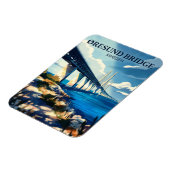 Øresundbrücke Schweden Magnet (Linke Seite)