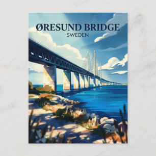 Øresundbrücke Schweden Postkarte