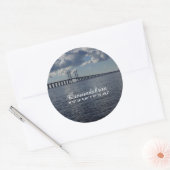 Öresundsbron, Malmö Runder Aufkleber (Umschlag)