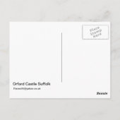 Orford Castle Suffolk Postkarte (Rückseite)