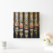 Organ clock - Numerals Quadratische Wanduhr (Zuhause)