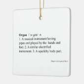 "Organ" Definition Humorer Musiktitel Keramikornament (Links)