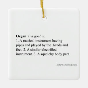 "Organ" Definition Humorer Musikwörterbuch Keramikornament