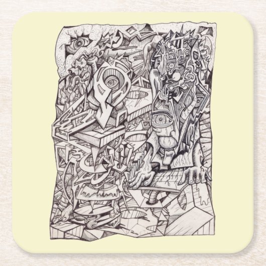 Organ der Besorgnis Paper Untersetzer (Vorderseite)