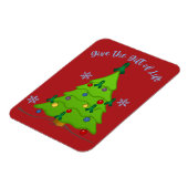 Organ Donation Awareness Christmas Tree Holiday Magnet (Linke Seite)