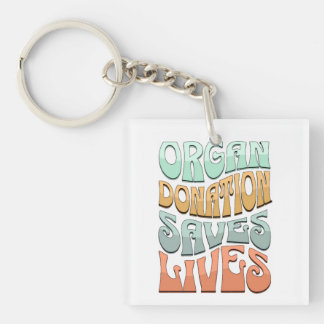 Organ Donation Saves Lives T-Shirt Schlüsselanhänger