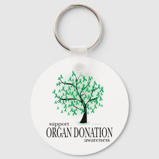 Organ Donation Tree Schlüsselanhänger (Vorderseite)