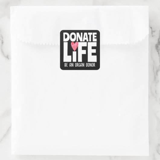 Organ Donor Donate Life Sticker (Tasche)