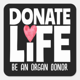 Organ Donor Donate Life Sticker