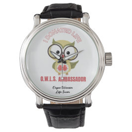 ORGAN DONOR E-WATCH ARMBANDUHR