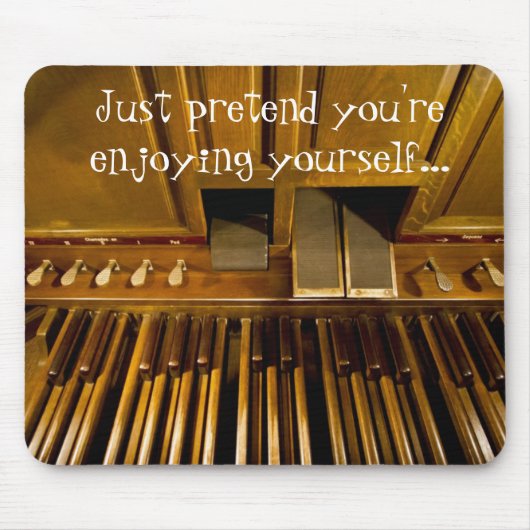 Organ elt mousepad für Organisten rad (Vorne)