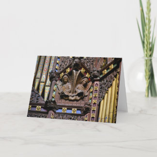 Organ, Ely Cathedral, UK greeting card Karte