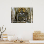 Organ im Predigerkirche, Erfurt, Deutschland Poster (Küche)