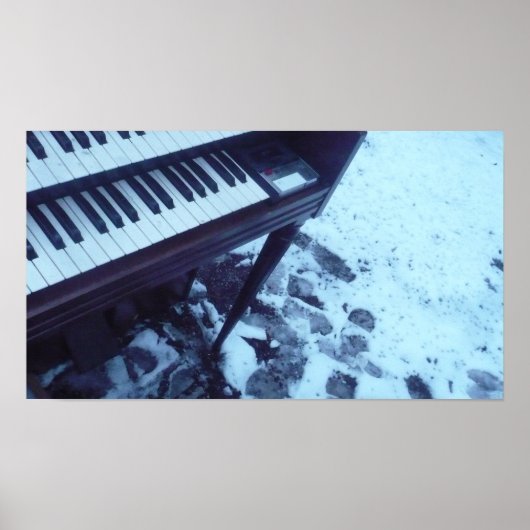 Organ im Schnee Poster (Vorne)