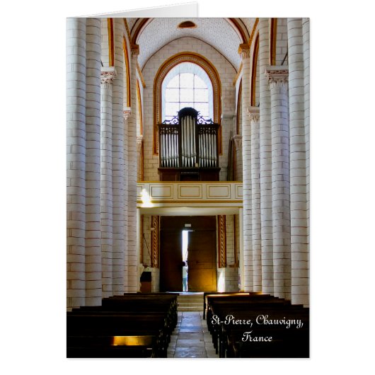Organ in Chauvigny, Frankreich (Vorne)