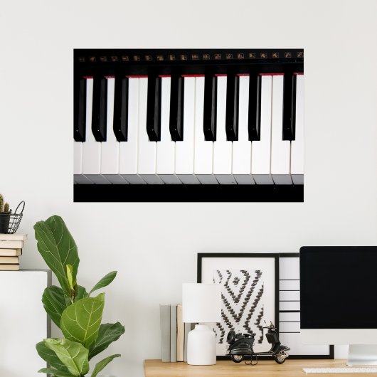 Organ Keyboard Poster (Heimbüro)