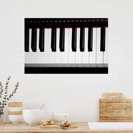 Organ Keyboard Poster (Küche)