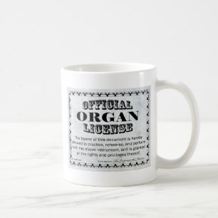 Organ-Lizenz Kaffeetasse