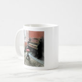 Organ mit Petit Point-Stuhl Kaffeetasse (Vorderseite Links)