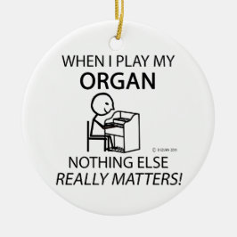 Organ nichts anderes zählt keramik ornament