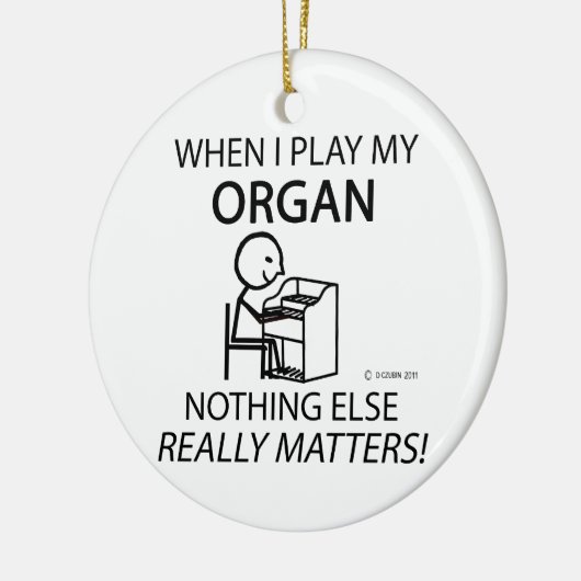 Organ nichts anderes zählt keramik ornament (Links)