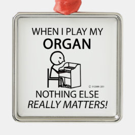 Organ nichts anderes zählt ornament aus metall