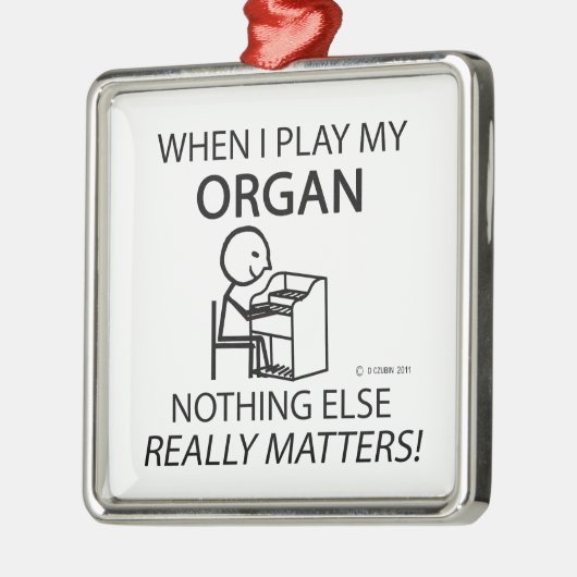 Organ nichts anderes zählt ornament aus metall (Links)